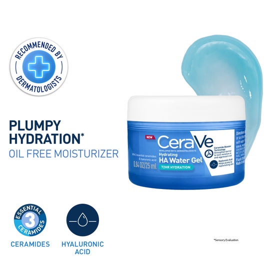 CeraVe HA Water Gel Face Moisturizer With Hyaluronic Acid & Ceramides (25 ml)