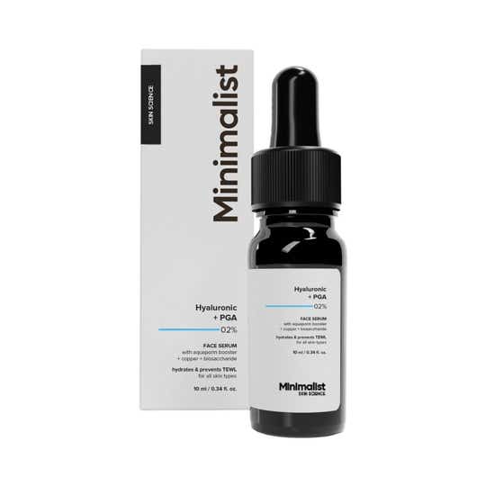 Minimalist Hyaluronic + PGA 02% Face Serum, Mini (10 ml)
