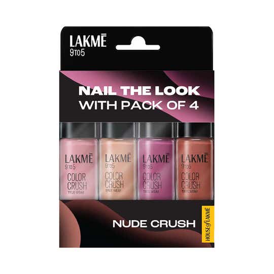 Lakme Core TWCC Nail Kit - Nude Crush (4 pcs)