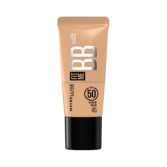 Maybelline New York Fit Me BB Nude Glow BB Cream SPF 50+ 24H Hydration - 45 (25 ml)