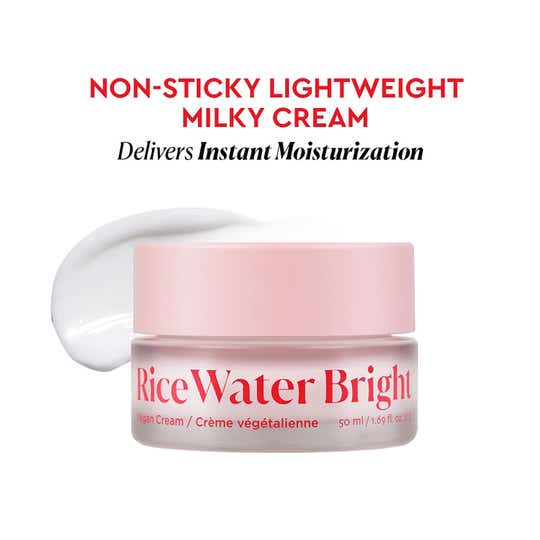The Face Shop Rice Water Cream with Niacinamide & HA Brightens Skin, Fades Blemishes & Acne Marks (50 ml)