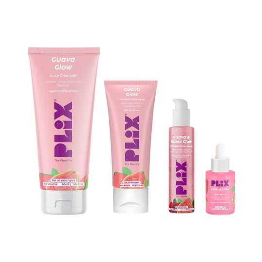 Plix Guava & Roses Regime for Bright Skin & Balanced Skin Ph (4 pcs)