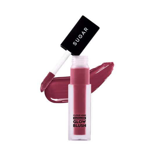 SUGAR Cosmetics Cloud Nine Niacinamide Glow Blush - 05 Bingo Plum (7.6 ml)