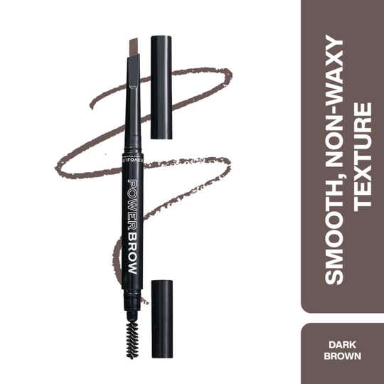Makeup Revolution Relove Power Brow Pencil - Dark Brown (0.1 g)