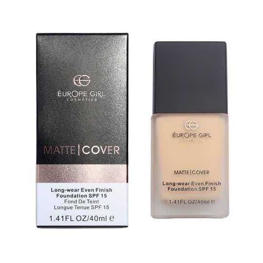 Europe Girl Long-Wear Matte Cover Foundation With SPF 15 - 120 (40 ml)