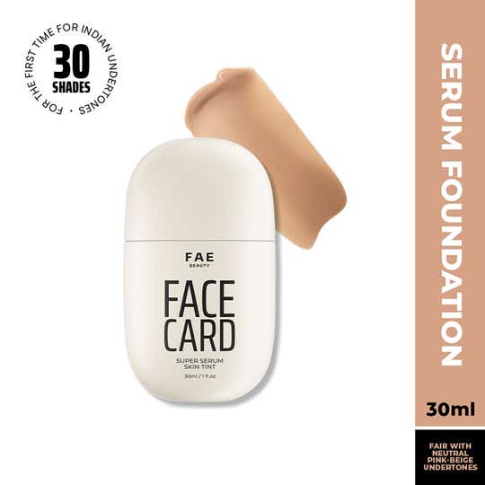 FAE BEAUTY Face Card Serum Skin Tint: Skin-like Foundation - 11C - Neutral (30 ml)