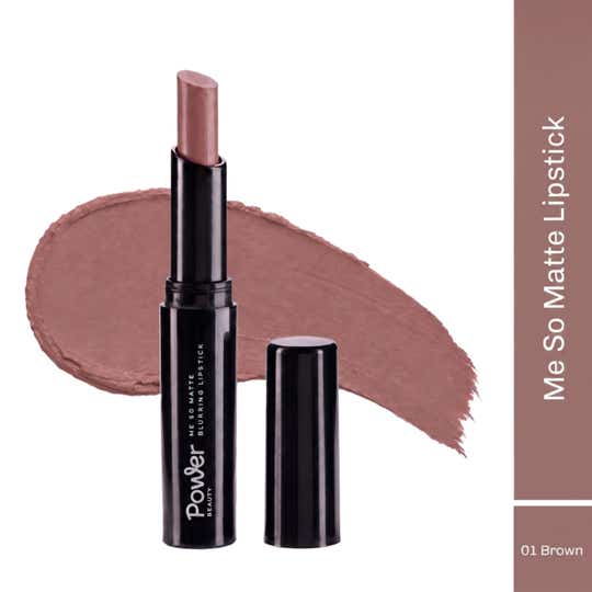 Power Beauty Me So Matte Blurring Lipstick - 01 Brown (2.2 g)