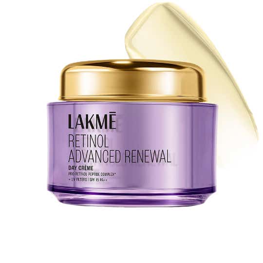 Lakme Retinol Advanced Renewal with SPF 15 PA++ Day Cream for Anti-Ageing (50g)