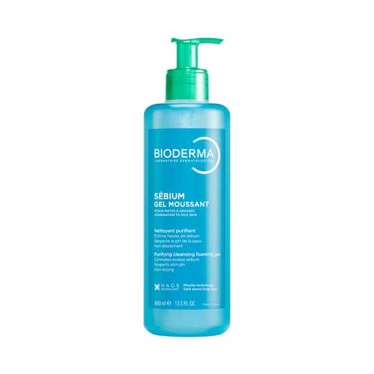 Bioderma Sebium Gel Moussant Acne Defence Cleanser For Oily Acne Prone Skin (400 ml)