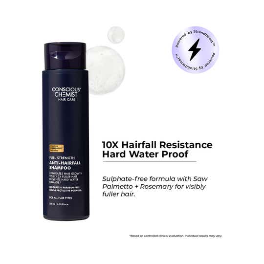 Conscious Chemist Anti Hairfall Shampoo (200 ml)