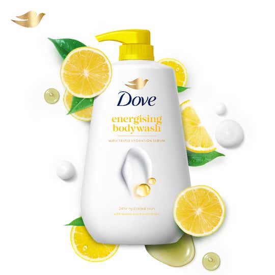 Dove Energizing Bodywash with Triple Hydration Serum (825 ml)