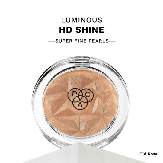 PAC Killer Glow Powder Highlighter Micro Pearls Rose Gold Luminous HD Shine - Old Rose (8.11 g)