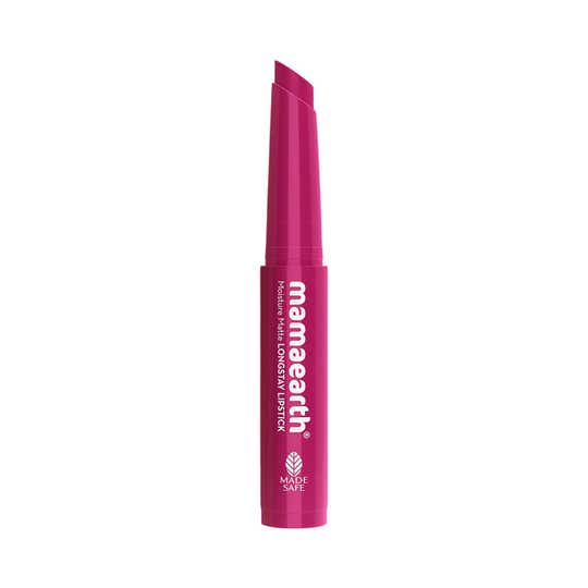 Mamaearth Moisture Matte Longstay Mini Lipstick - 12 Berrylicious Magenta (0.7 g)