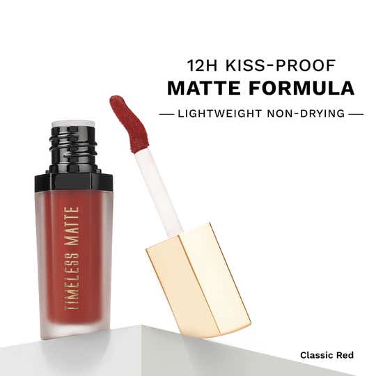 PAC Timeless Matte Mini 12H Longlasting Rich Pigment Smudgeproof - Classic Red (3 ml)