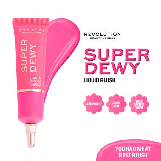 Makeup Revolution Super Dewy Liquid Blusher - You Had Me At First (15 ml)