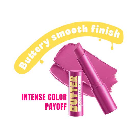 Elle18 Butter Matte Creamy Hydrating Lipstick - Pink Era (4 g)