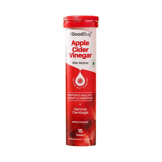 The Good Bug Apple Cider Vinegar Effervescent with Mother Vit B6 and B12 (15 pcs)