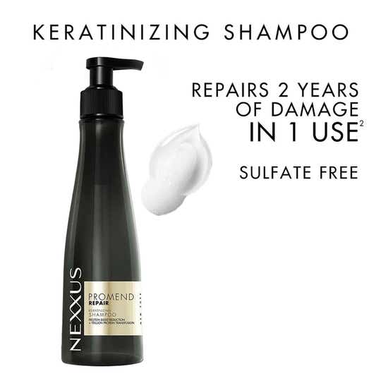 Nexxus Promend Repair Keratinizing Sulfate Free Deep Bond Repair Shampoo for Damaged Hair (250 ml)