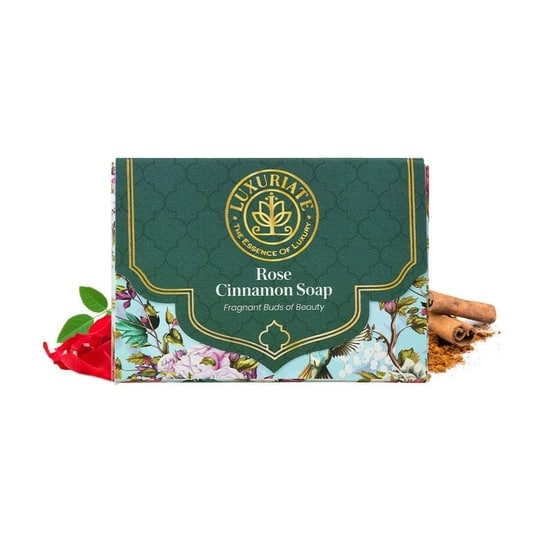 LUXURIATE Rose Cinnamon Soap (125g)