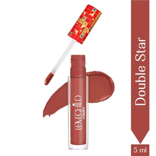 LoveChild Masaba Game On! Mad-Matte Liquid Lipstick - 06 Double Star (5 ml)