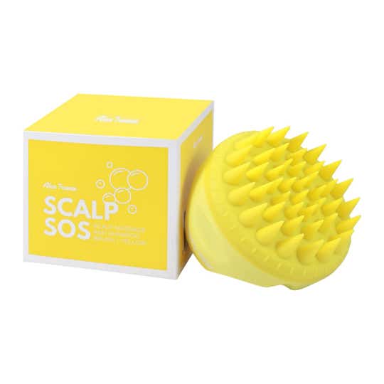 Alan Truman Scalp Sos Scalp Massage and Shampoo Brush - Yellow (1 Pc)