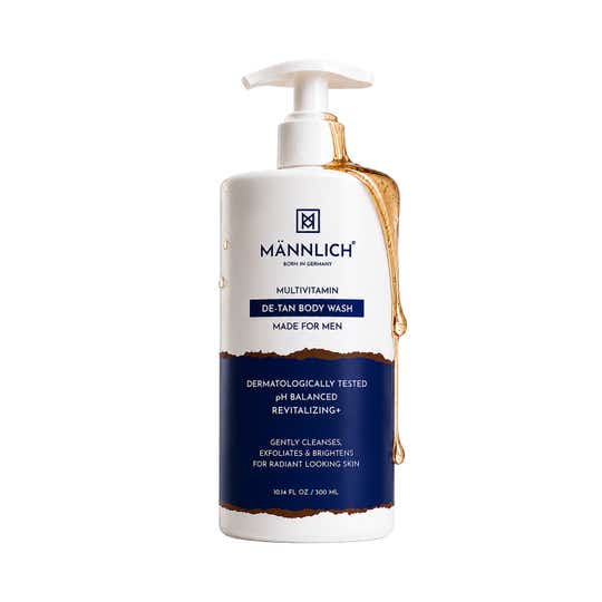 Mannlich Multivitamin 2% Kojic Acid Body Wash for Tan Removal & Brightening (300 ml)