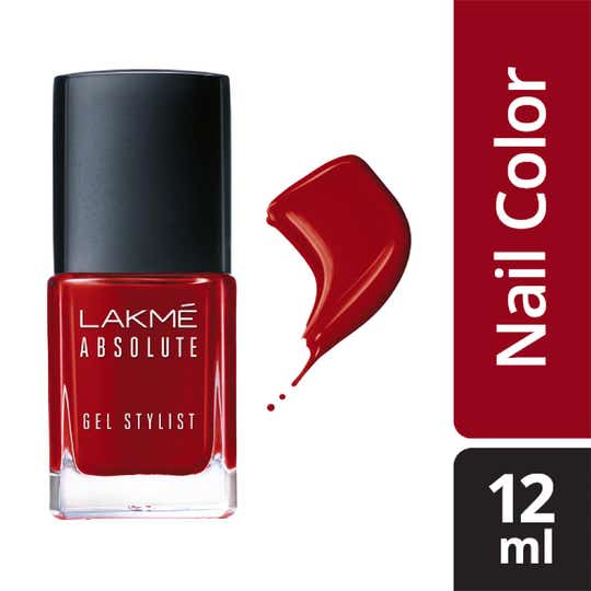 Lakme Absolute Gel Stylist Nail Color - Fireside (12 ml)