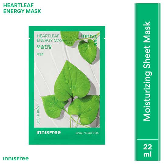 Innisfree Soothing Energy Sheet Mask Heartleaf – Calms Sensitive Skin (22 ml)