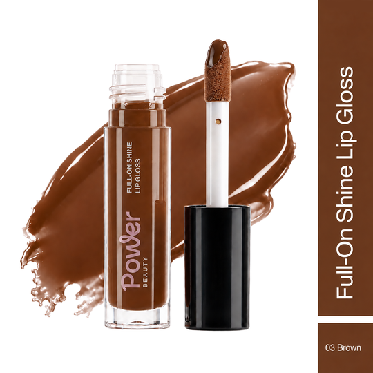 Power Beauty Full-On Shine Lip Gloss - Brown 03 (4.5 ml)