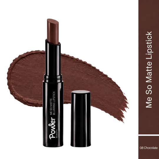 Power Beauty Me So Matte Blurring Lipstick - 08 Chocolate (2.2 g)
