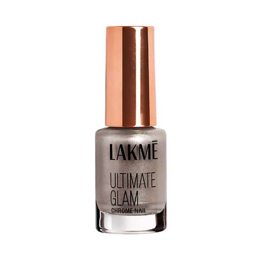 Lakme Ultimate Glam Chrome Nail Paint - Khakhi (6 ml)