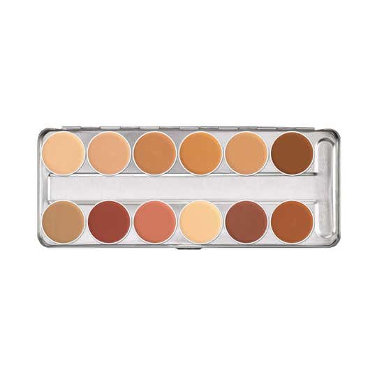 KRYOLAN Dermacolor Camouflage Creme Palette 12 Colors - Mumbai3 (40 g)