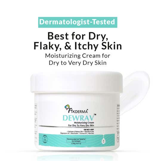 Fixderma Dewrav Moisturizing Cream For Face and Body (250 g)
