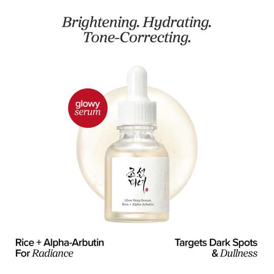 Beauty of Joseon Glow Deep Serum Rice + Alpha-Arbutin, Korean Serum Brightens Dark Spots (30 ml)