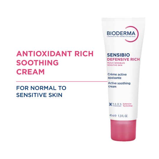 Bioderma Sensibio Defensive Rich Active Soothing Cream (40ml)