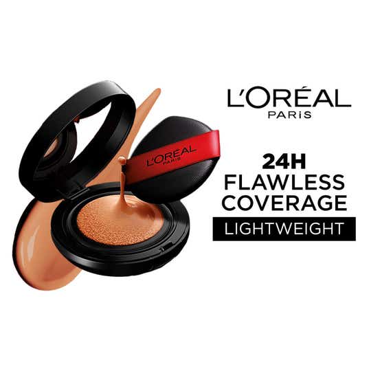 L'Oreal Paris Infallible Cushion Foundation 24Hr Full Coverage Glass-Skin Finish - ShadeC320 (11 g)