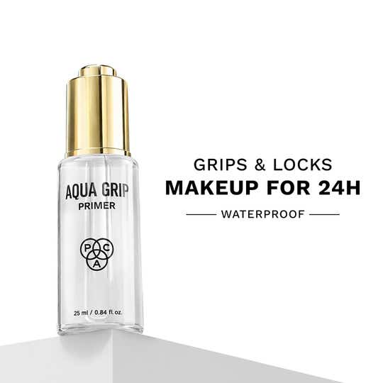 PAC Aqua Grip Primer Infused with Silicone Lightweight Waterproof Prolongs Makeup Wear (25 ml)
