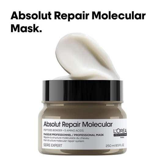 L'OREAL PROFESSIONNEL Absolut Repair Molecular Deep Repairing Cream Mask For Very Damaged Hair (250 ml)