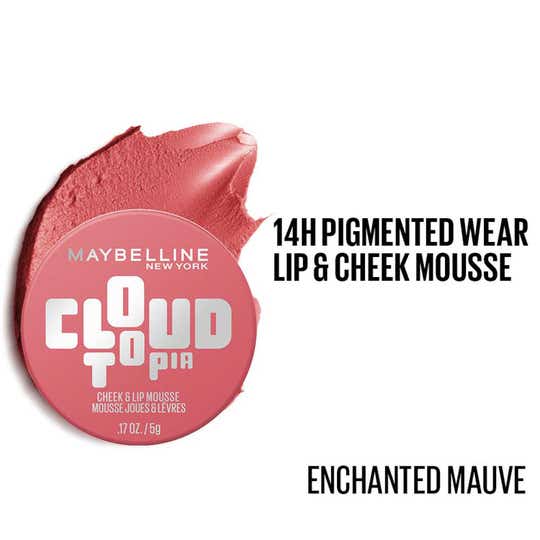 Maybelline Cloudtopia Cheek & Lip Mousse Blush - 08 Enchanted Mauve (5 g)