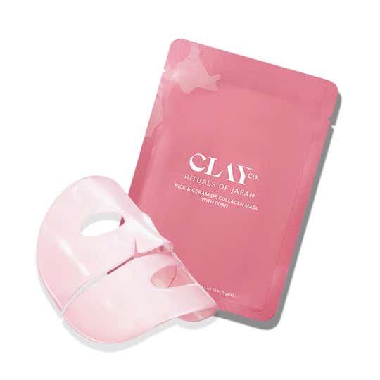 CLAYCO. Rice & Ceramide Collagen Sheet Mask With PDRN (35 g)