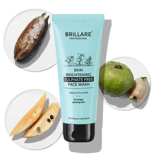 Brillare Skin Brightening Sulfate Free Face Wash For Reducing Pigmentation (115 g)