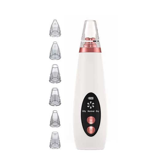 SEMINO Professional Blackhead Remover Dermasuction Machine With 6 Nozzles - White