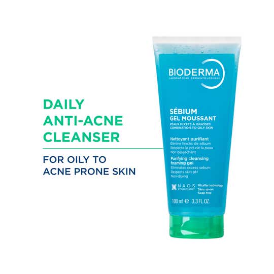 Bioderma Sebium Gel Moussant Purifying Cleansing Foaming Gel (100ml)