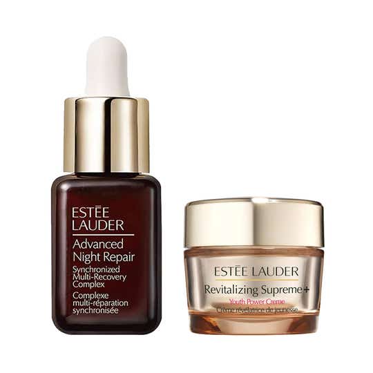 Estee Lauder Advanced Night Repair Serum and Revitalizing Supreme+ Moisturizer Duo (Be The Light)