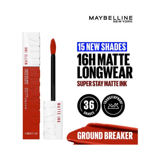 Maybelline New York Superstay Matte Ink Liquid Lipstick - Ground Breaker (5 ml)