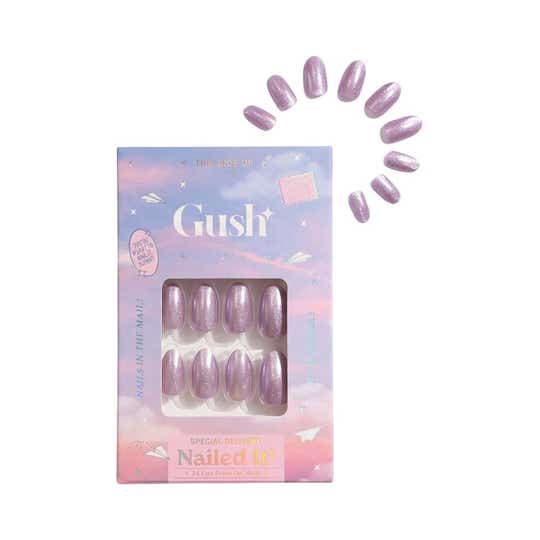 Gush Beauty Nailed It Reusable Luxury Press On Nails With Application Kit - Princess Treatment (24 pcs)