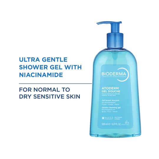 Bioderma Atoderm Gel Douche Gentle Shower Gel For Normal To Dry Skin (500 ml)