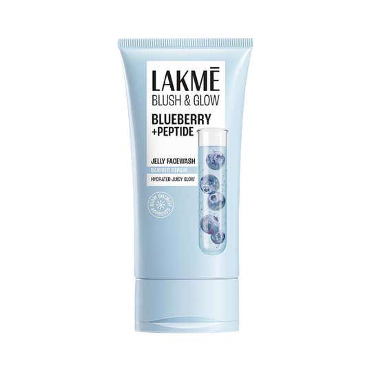 Lakme Blush & Glow Blueberry + Peptide Jelly Face Wash (150 g)
