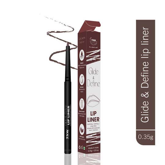 TNW The Natural Wash Glide & Shine Lip Liner, Hydrating, Defining Long-Wear - Boldline 02 (1.2 g)