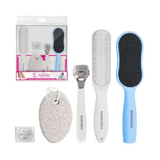 Majestique Complete Foot Care Kit with Callus Remover & Foot Filer (5 pcs)